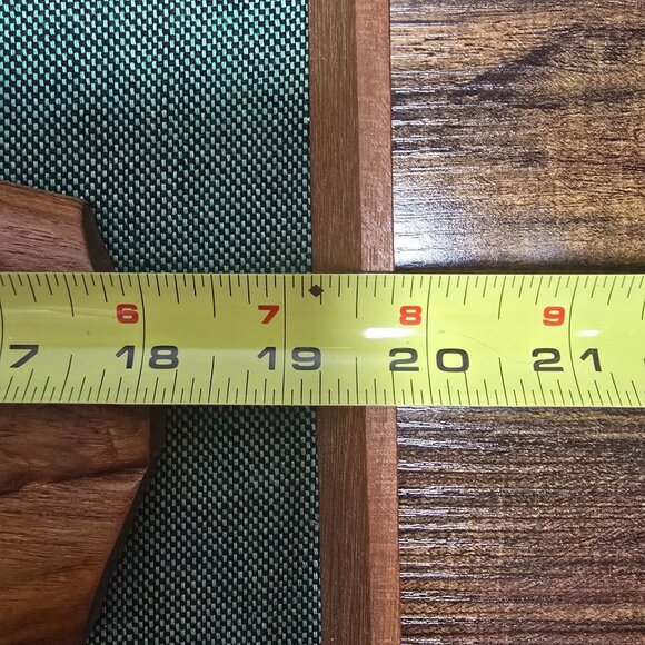 MCM Framed Carved Teak Wood Silhouette Woman Praying Green Wall Hanging Art READ - Picture 13 of 14